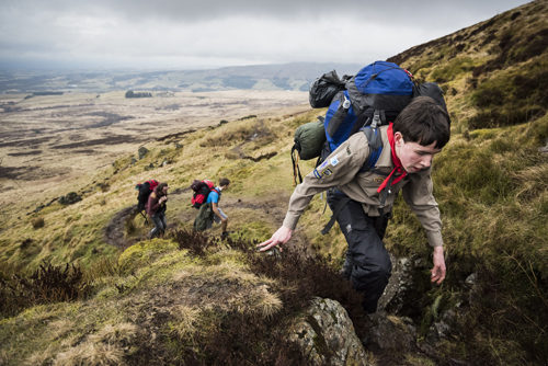 Explorer Scouts out on expedition